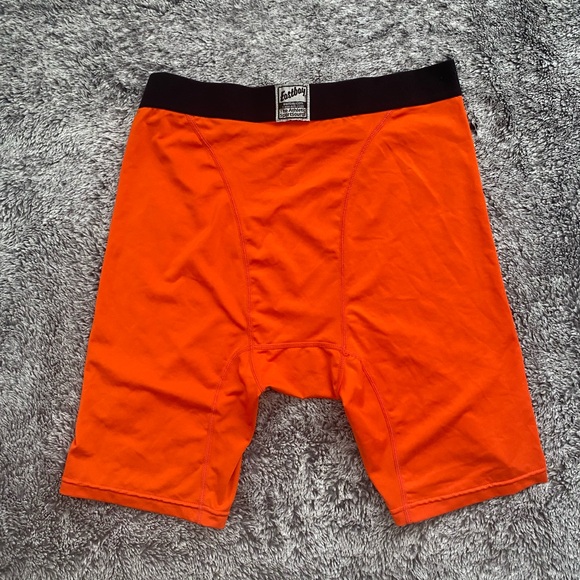 Men’s Eastbay Compression Shorts, Orange, Size XL - Picture 4 of 5